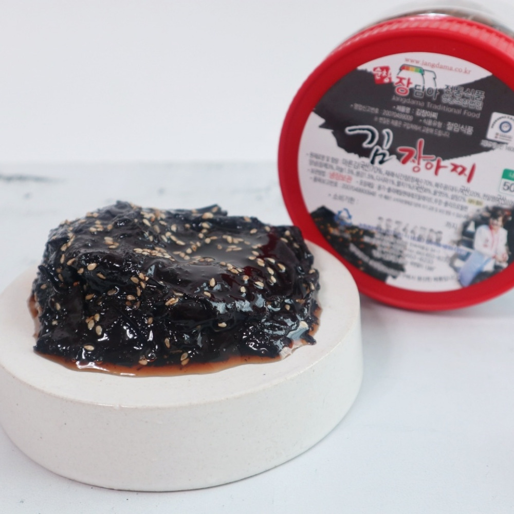 순창 장담아전통식품 수제장아찌 김장아찌 500g - 상품 이미지