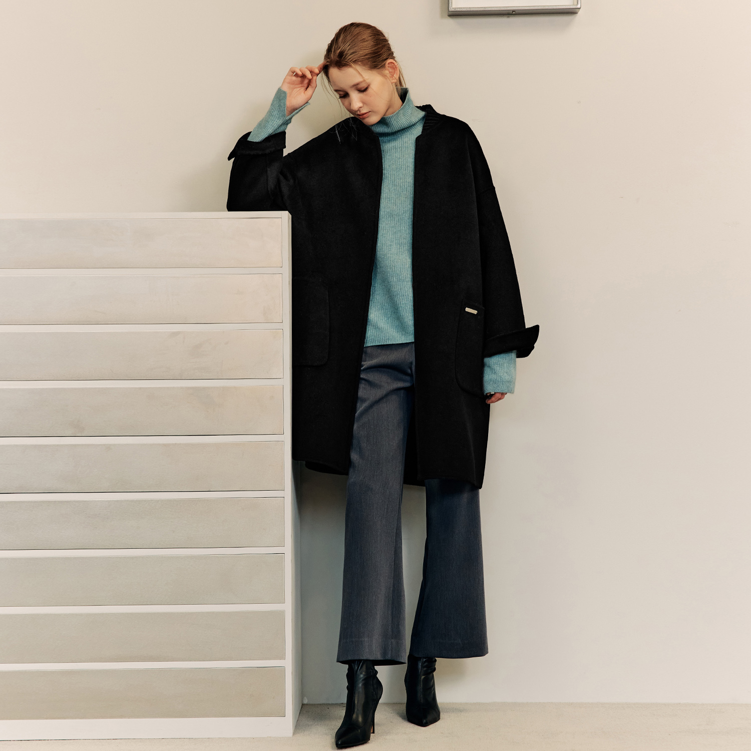 [제로스트릿]에쉬 벨트 슬랙스 ASH BELT SLACKS / GRAY - 상세 이미지 3