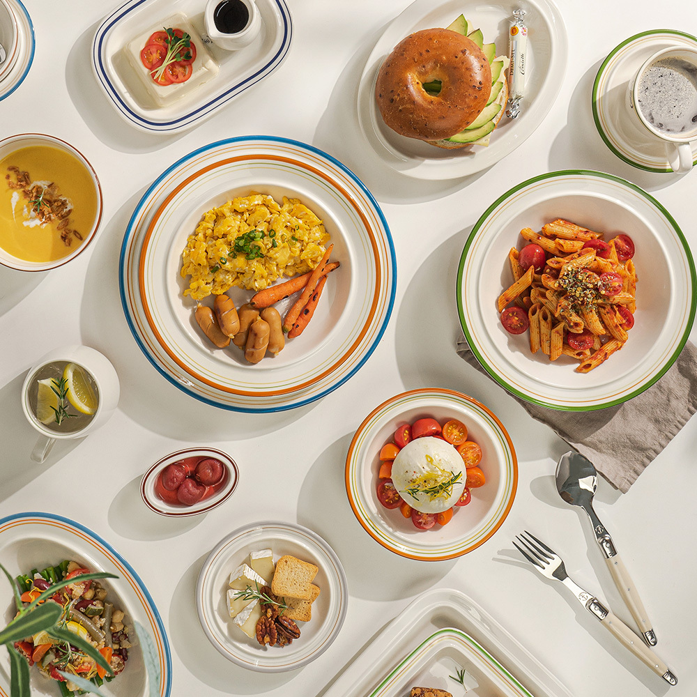 시라쿠스 메이플 원형 접시 S 빈티지 디저트 플레이트 파스타 예쁜 카페 브런치 그릇