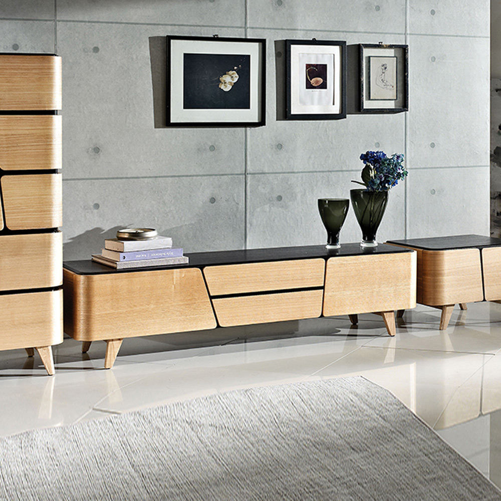 H104F 원목 거실장 1600