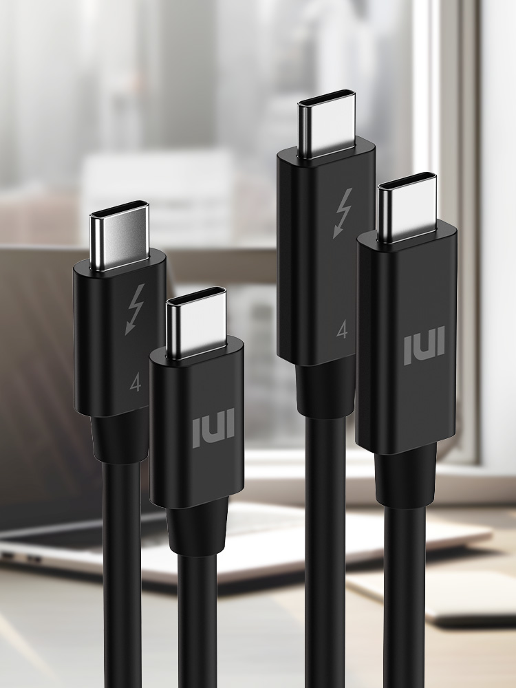 인텔 인증 썬더볼트4 100W 5A C타입 PD 케이블 1m - 상세 이미지 4