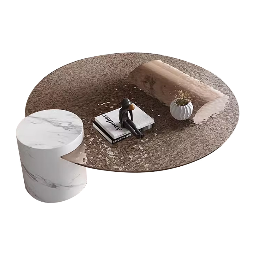 오로라 마블 대리석 커피 티테이블 거실 좌식 소파