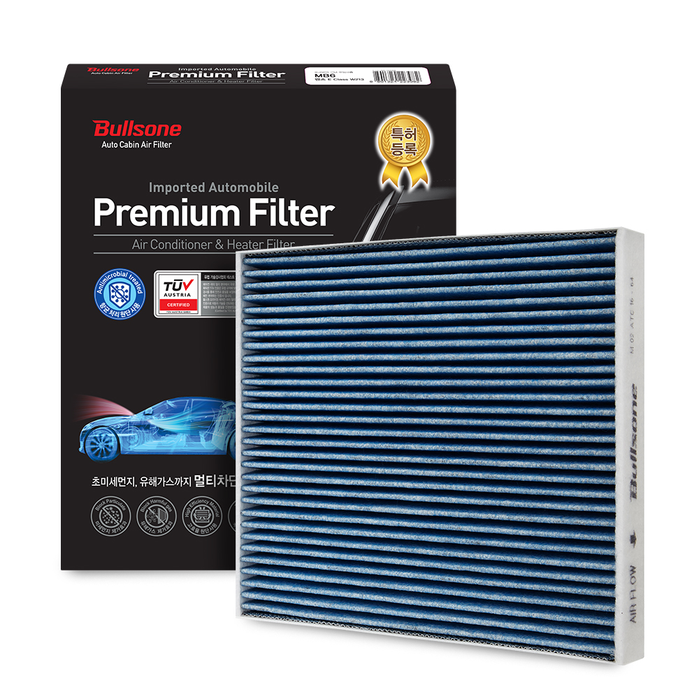 [호환] 불스원 5중 프리미엄 수입차 자동차 차량용 에어컨필터 W2