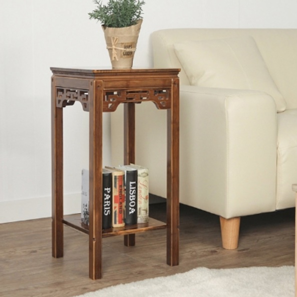 낮은 엔틱 거실 장식장 인테리어 장식장 작은 소형 콘솔 장식장