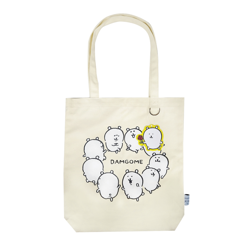 담곰이 에코백 D링 농담곰 심플 천 가방 나가노 캐릭터 굿즈 - 상품 이미지