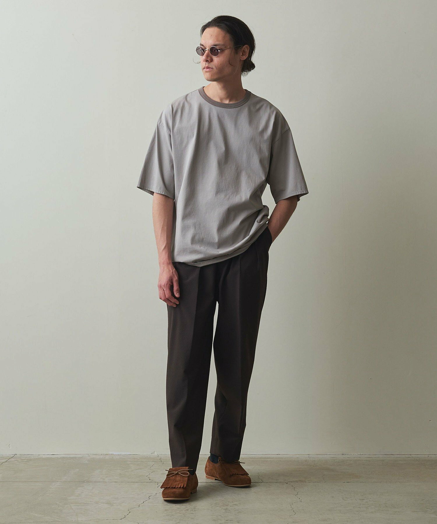 스티브알란 Steven Alan 루즈 사일로 링거 루즈핏 반팔 티셔츠 3컬러 - 상세 이미지 2