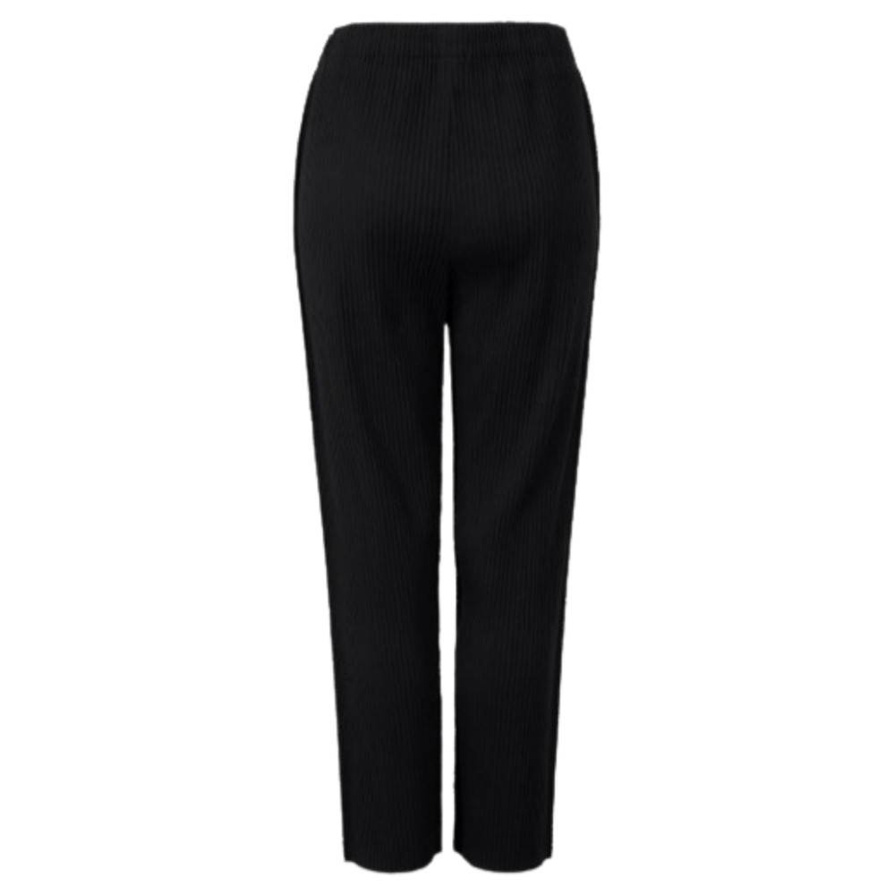 이세이미야케 미 바지 FINE KNIT PLEATS BLACK KF201 - 메인 이미지