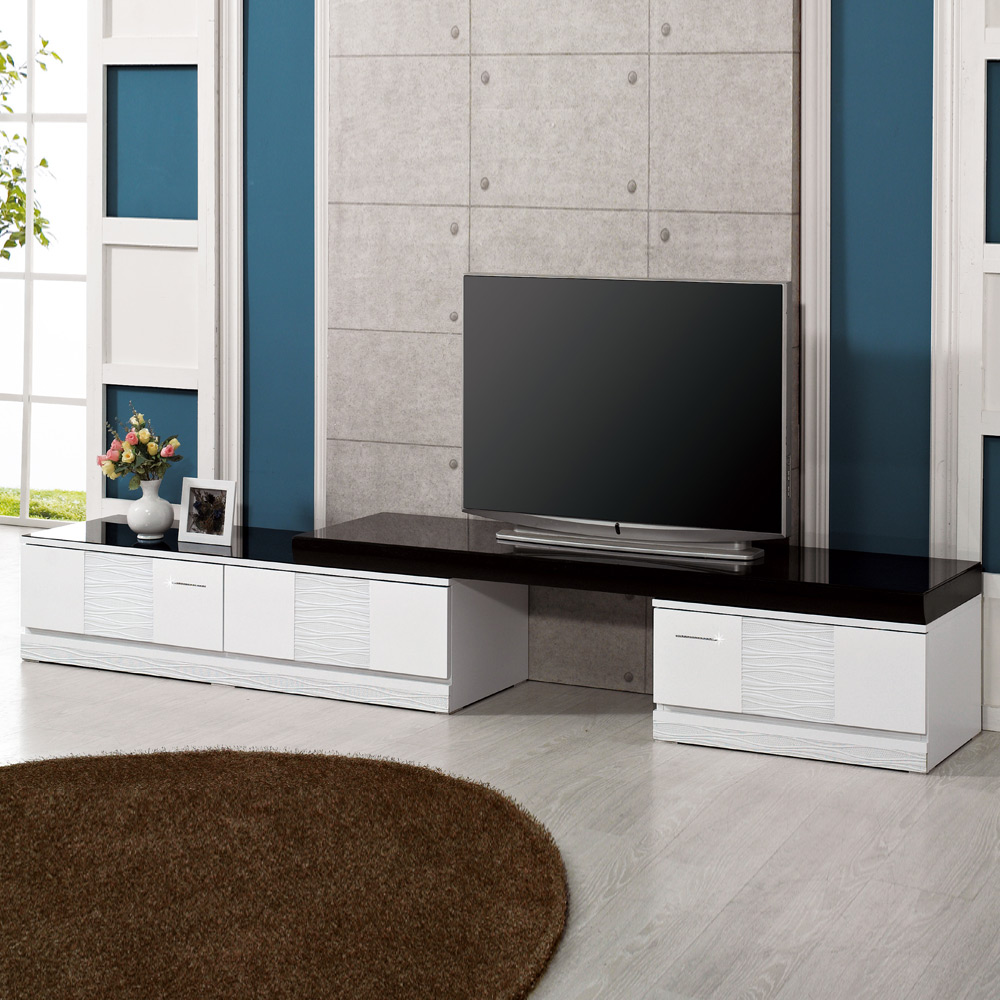 E301원목 큐빅 1800 슬라이딩 거실장