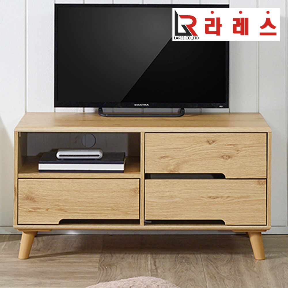 프리1000 오픈 2단 거실장
