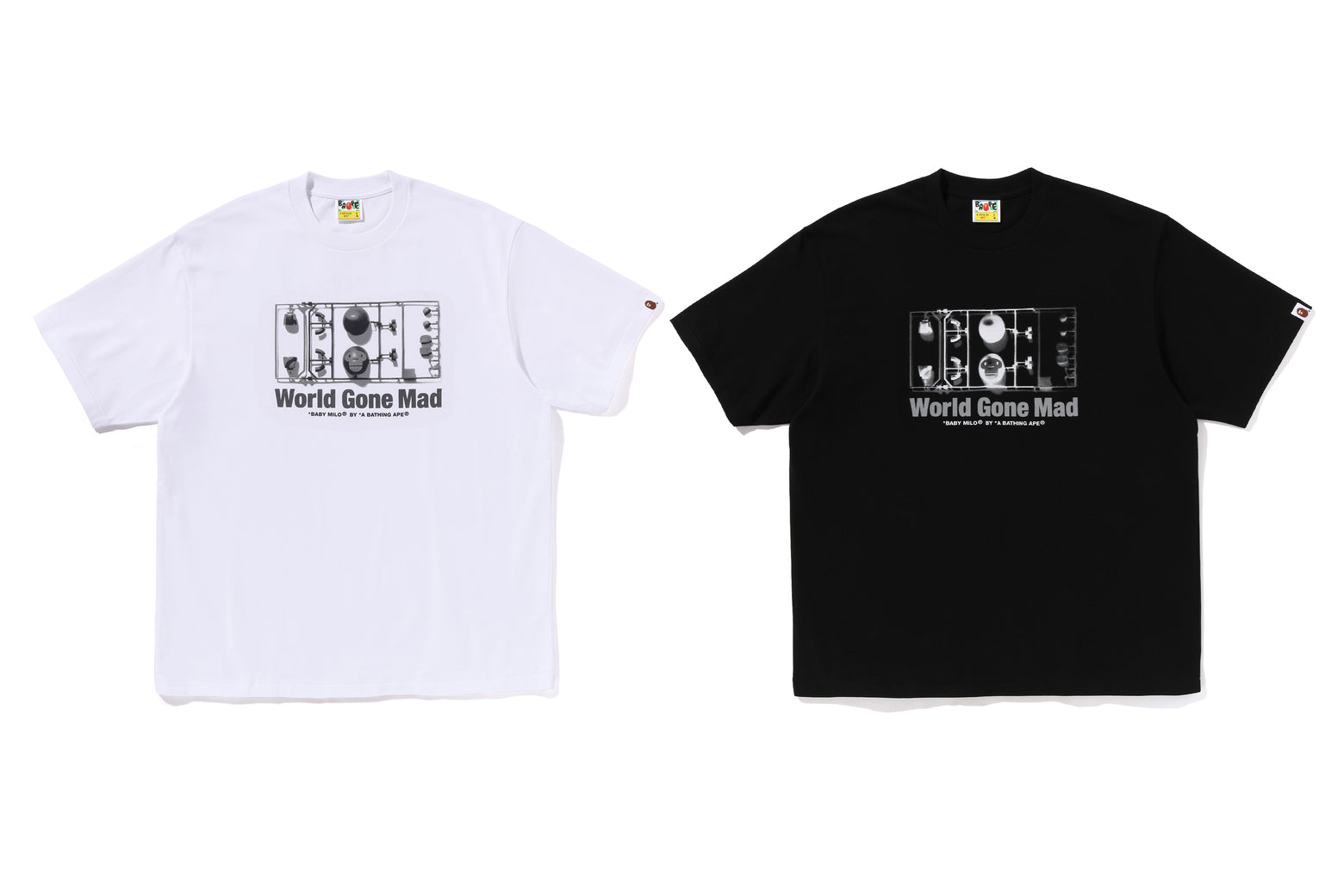 베이프 반팔티 BABY MILO FIGURE RELAXED FIT 2K80-110-304 - 상세 이미지 3