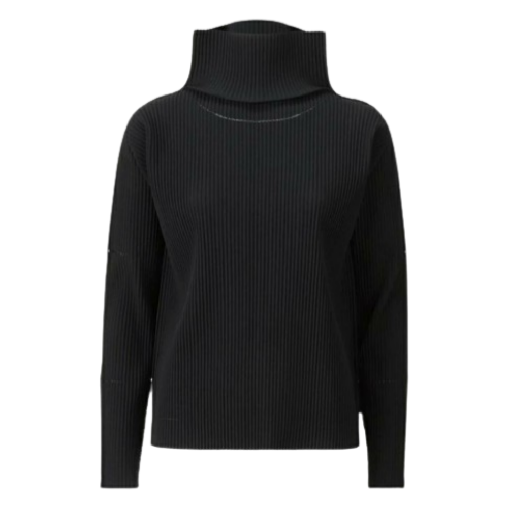 이세이미야케 미 니트 FINE KNIT PLEATS BLACK KJ201 - 메인 이미지
