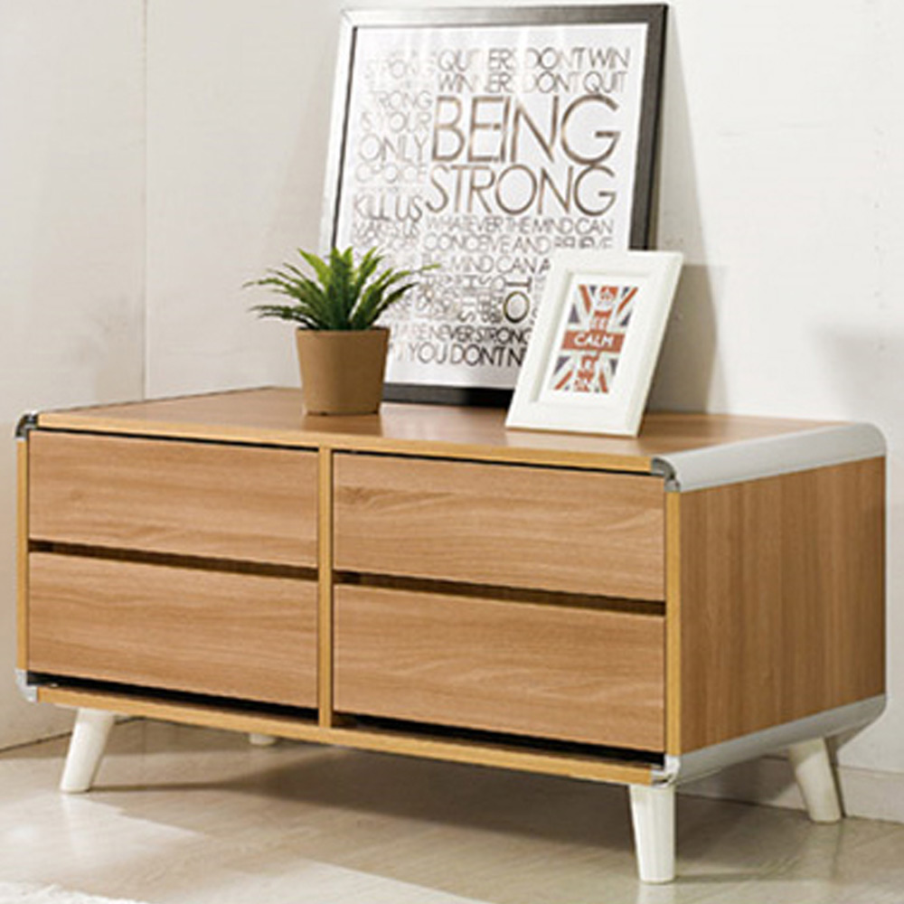 C158 LPM 2단1000 서랍거실장