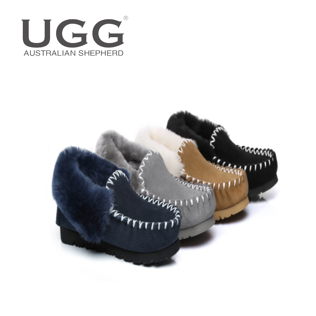 호주어그 에버 포포 모카신 빅 사이즈 어그 로퍼 양모 AS2024