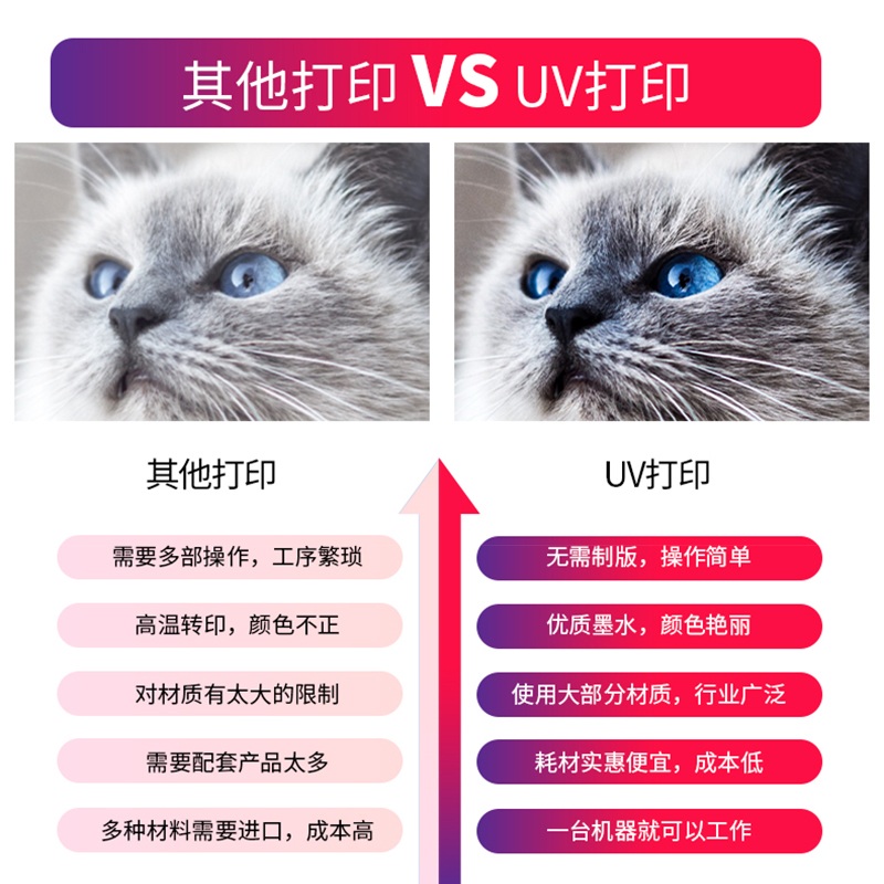 소형 UV 프린터 인쇄기 산업용 소형 의류 섬유 직물 로고 옷 패턴 - 상세 이미지 4