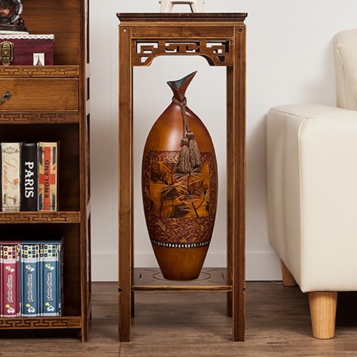 엔틱 거실 장식장 우드 인테리어 장식장 작은 소형 콘솔 장식장