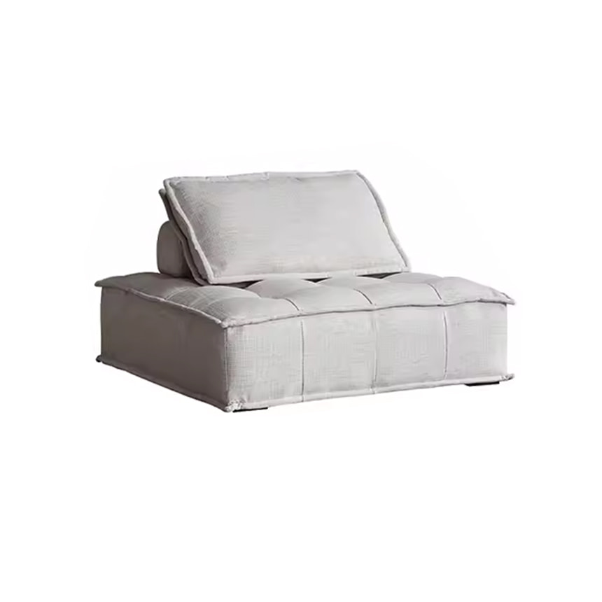 럭소 튜프트 패브릭 스윙 소파 3인