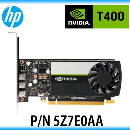 HP워크스테이션 전용 HP NVIDIA T400 4GB 3mDP (5Z7E0AA)  한정수량