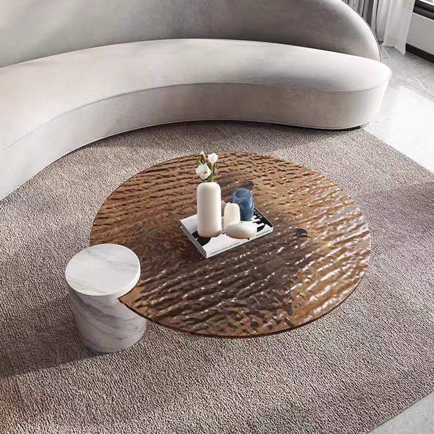 오로라 마블 대리석 커피 티테이블 거실 좌식 소파