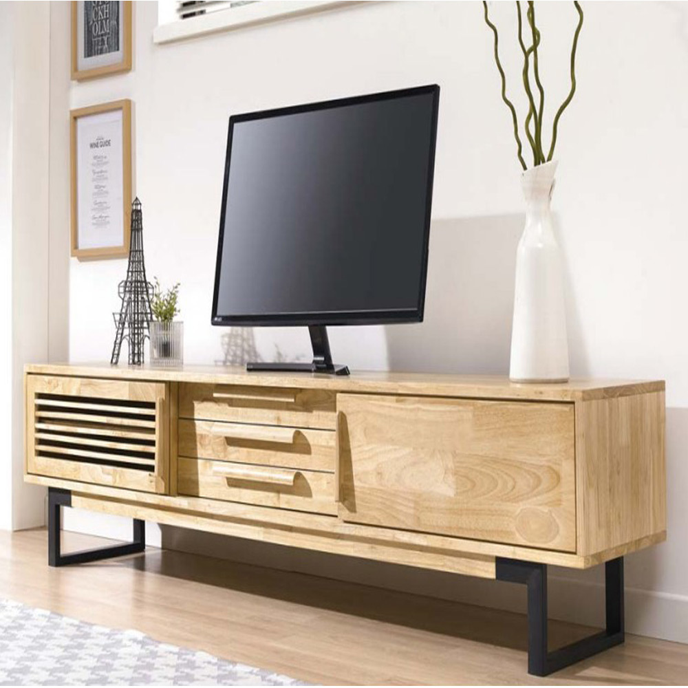 C1FB 고무나무 원목 갤러리 2000 거실장