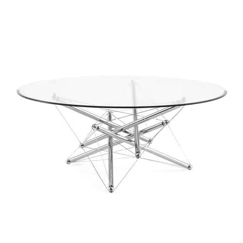 713 거실 강화유리 커피 티테이블 화이트