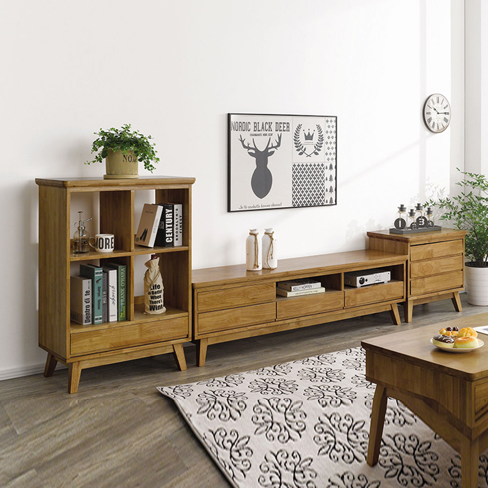 H35F 원목 거실장세트