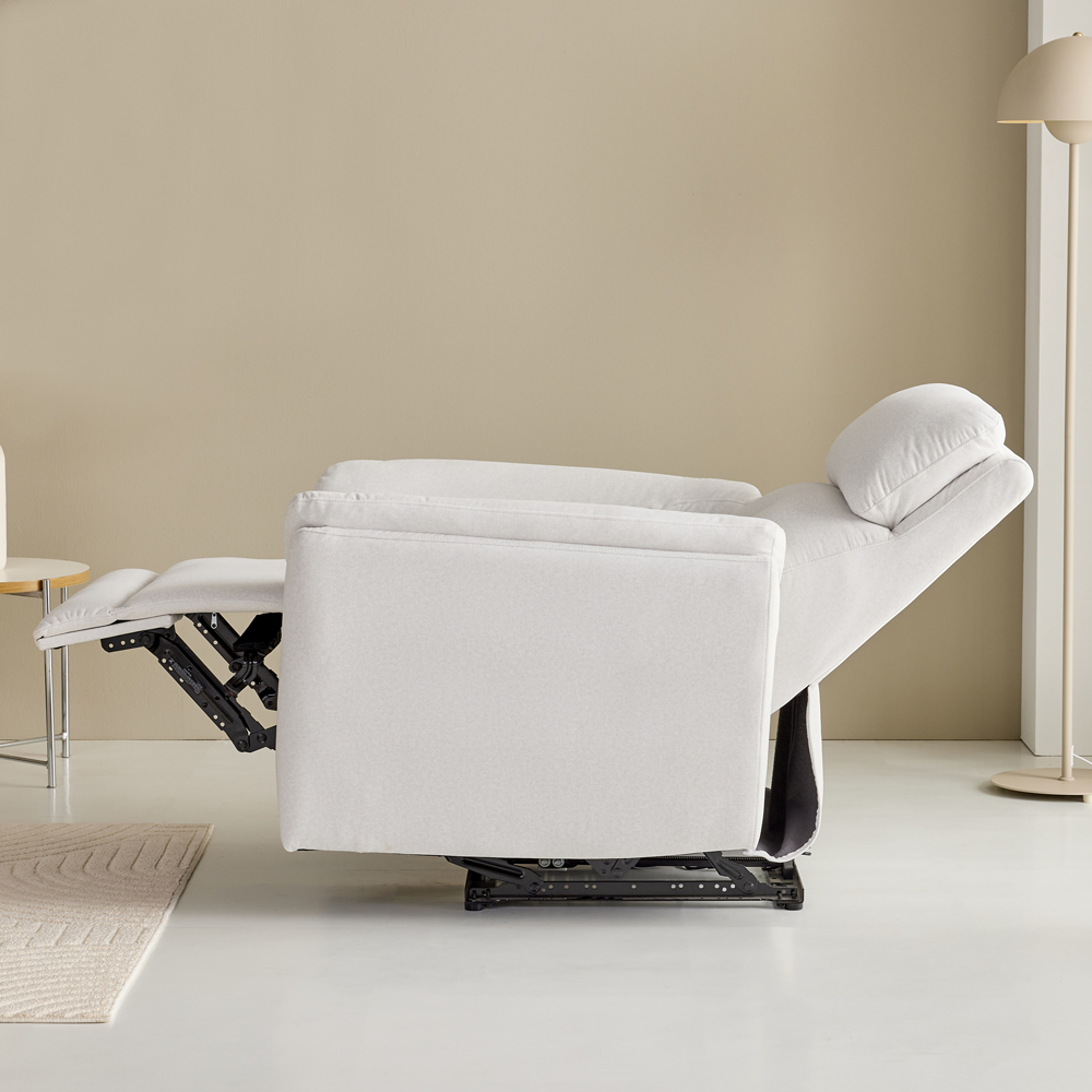 더뉴폼 헤이즐 패브릭 전동 1인용 리클라이너 소파
