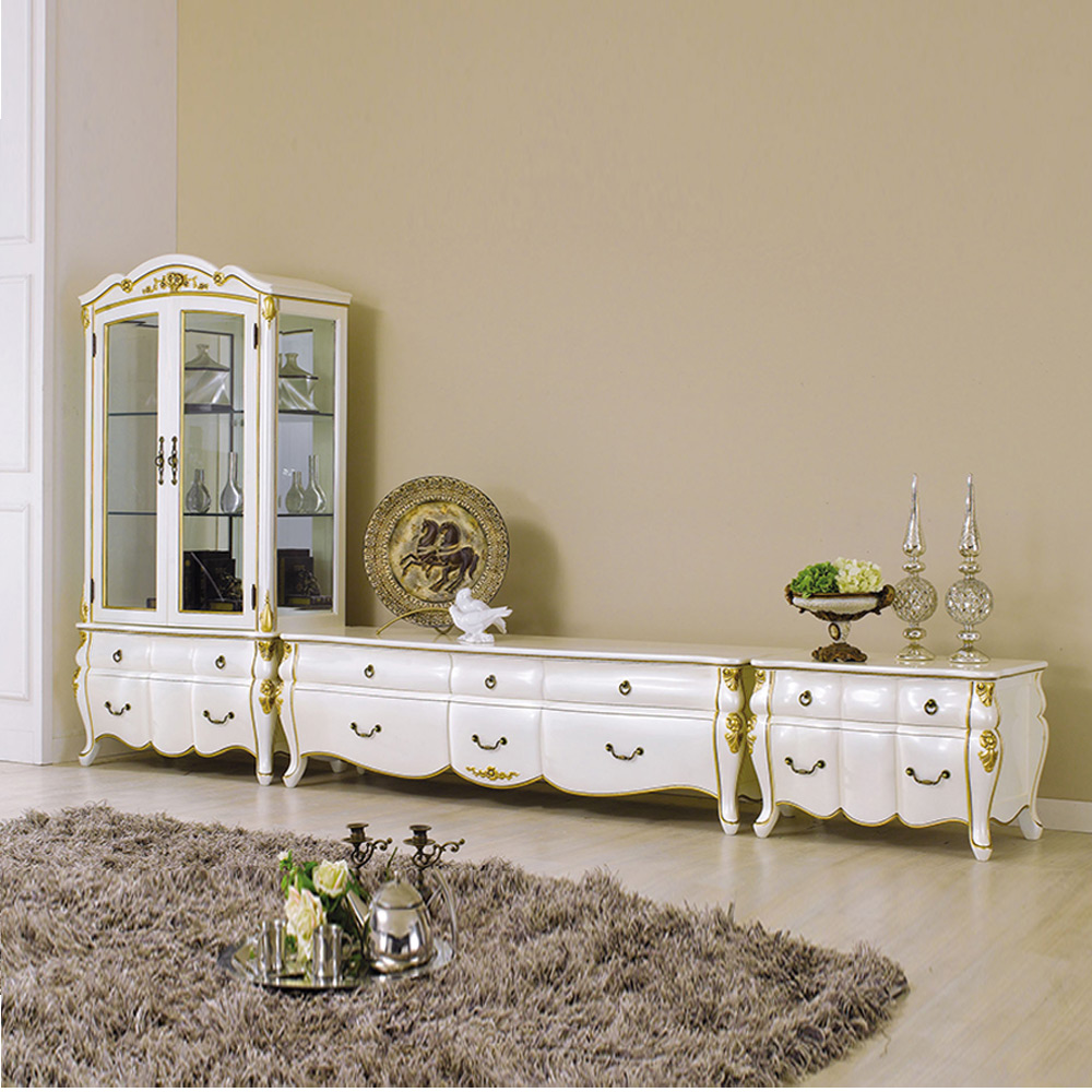 H1F 원목 거실장세트