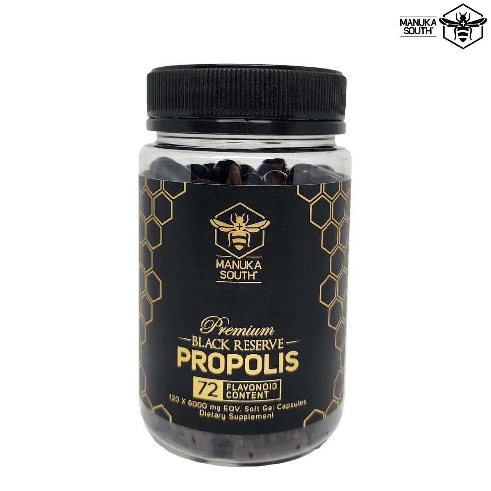 뉴질랜드 마누카사우스 프리미엄 블랙 리저브 프로폴리스 6000mg 120 소프트젤캡슐 - 상세 이미지 5