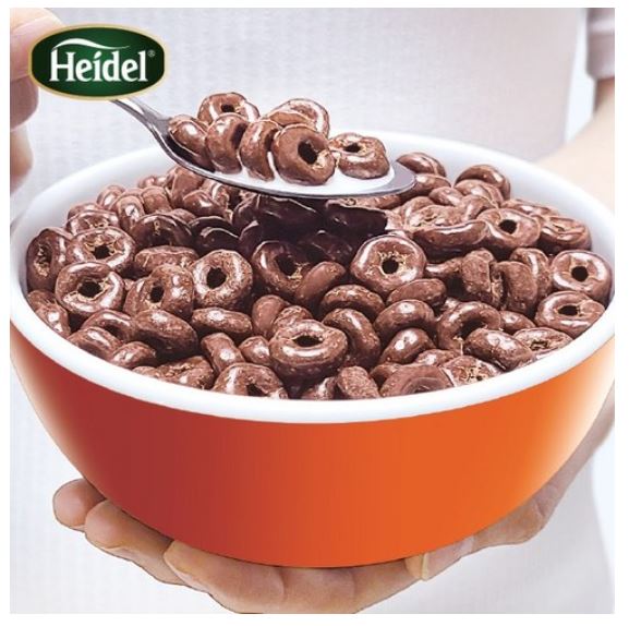 하이델 초코룹스 밀크 초코렛 650g 초코 시리얼 초콜릿 초코링 요거트 아이스크림 간식 - 상세 이미지 4
