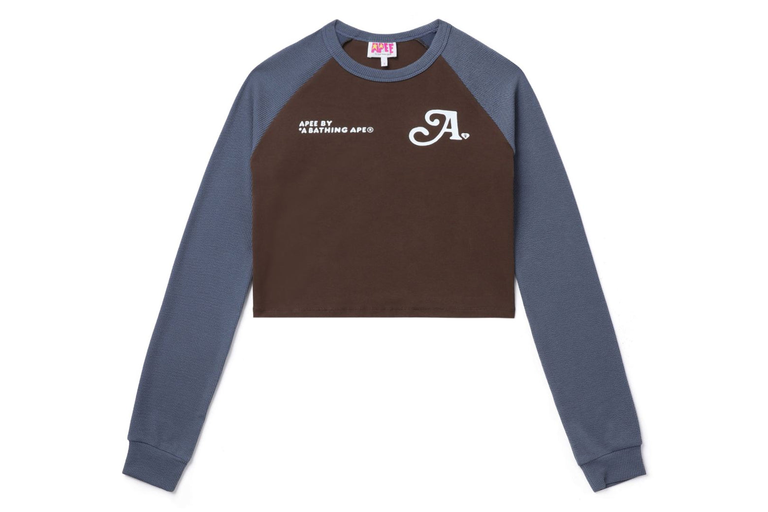 베이프 우먼즈 긴팔티 PRINTED LONG SLEEVE RAGLAN TOP CK70-211-303 - 상세 이미지 2