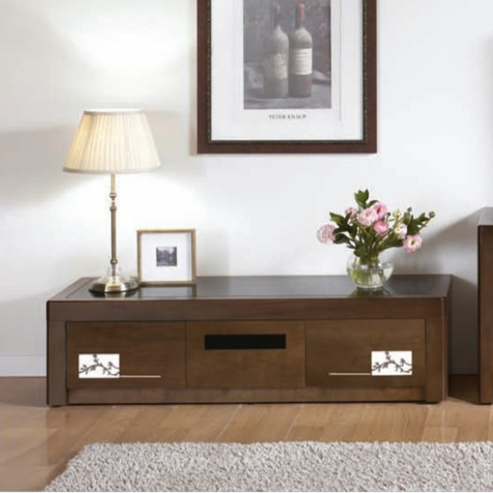 C118 천연무늬목 1단1500 거실장