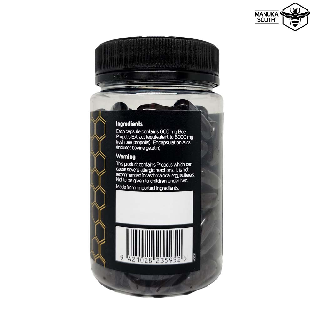 뉴질랜드 마누카사우스 프리미엄 블랙 리저브 프로폴리스 6000mg 120 소프트젤캡슐 - 상세 이미지 3