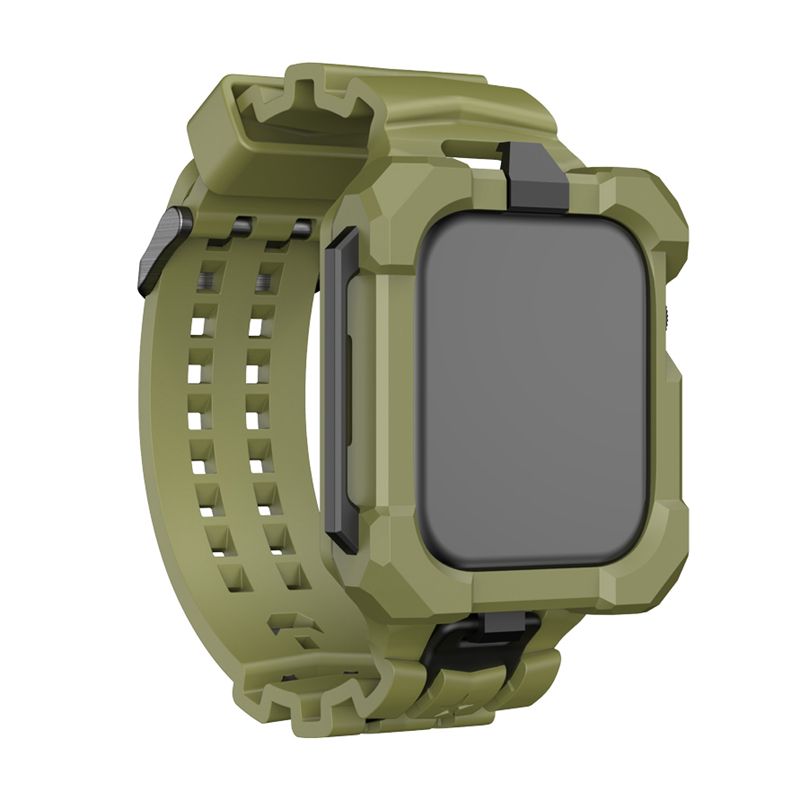 애플워치9 스트랩 아미 밴드 액정 케이스 일체형 42mm 아미 그린 이미지 6