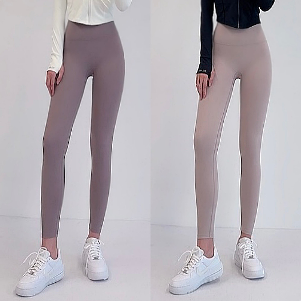 로라벨 런 요가레깅스 필라테스레깅스 요가바지 여성 필라테스복 하의 힙업 요가복 하렘팬츠 - 메인 이미지
