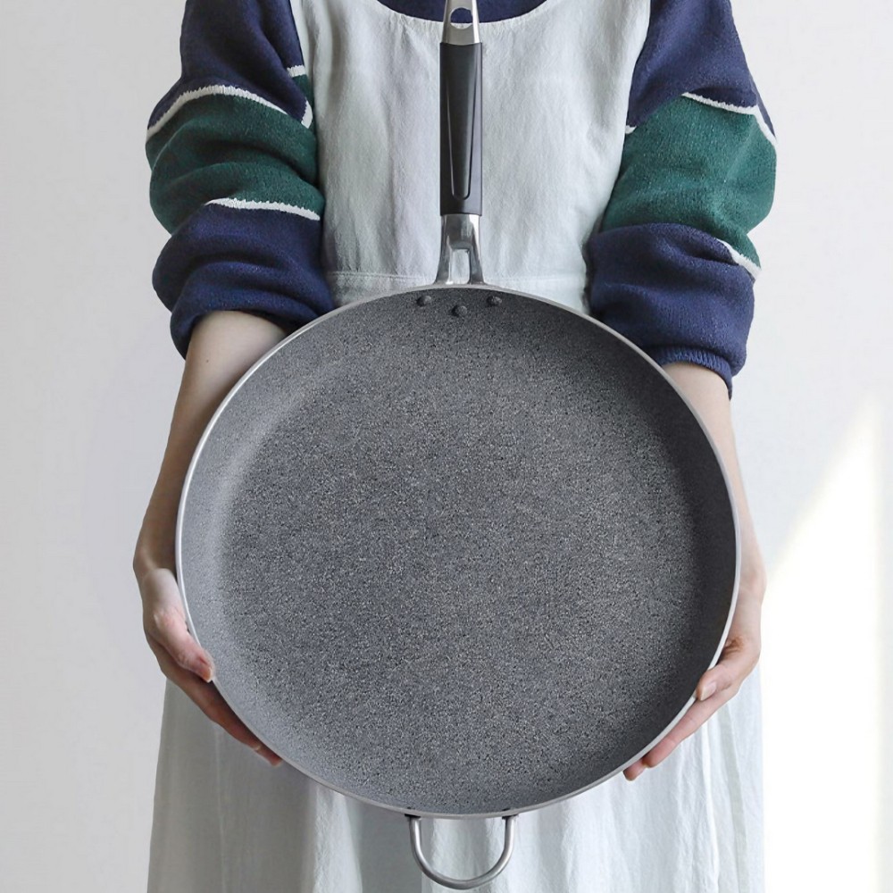 대리석 4중코팅 직화전용 대형 7종 택1 후라이팬 28cm