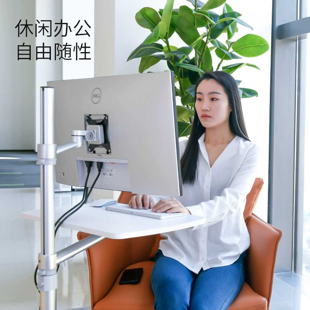 노트북 스탠딩 작업대 이동식 리프팅 침대 옆 선반 UP-9L 이미지 6
