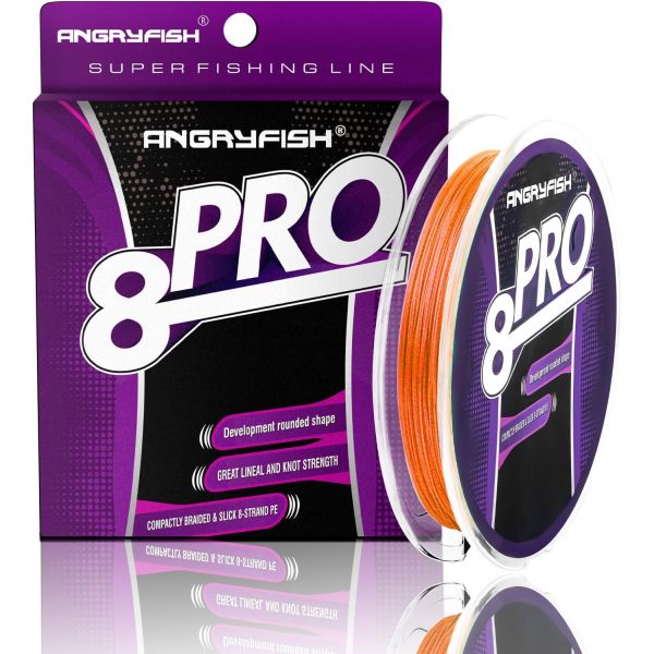 ANGRINGFISH 8PRO 초박형 매끄럽고 고강도 땋은 낚싯줄 탁월한 주조 강화된 부드러움 제로 스트레치 저메모리 수퍼라인 : 굿칩패스트24