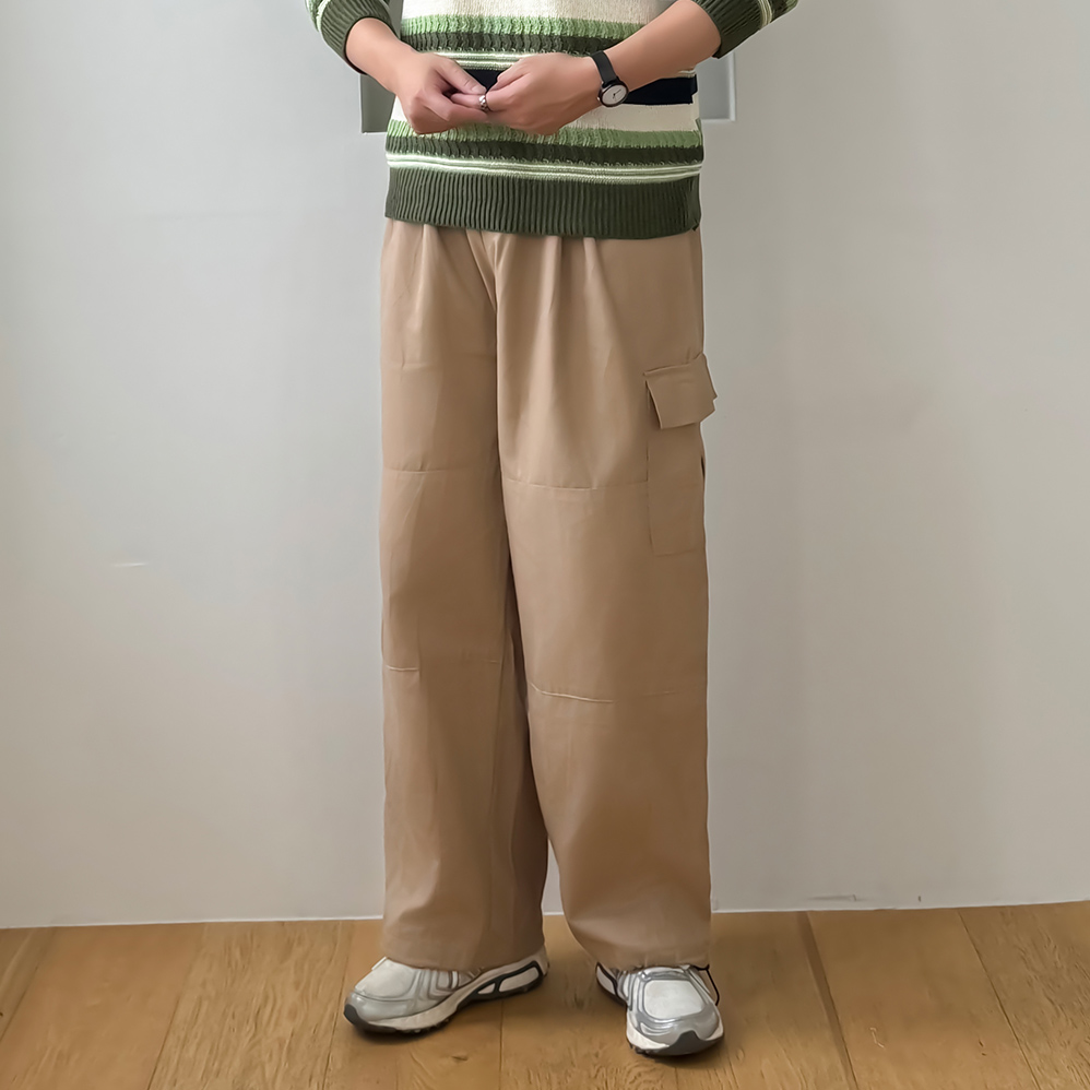 1+1 건빵바지 남자카고팬츠 벌룬팬츠 - 상세 이미지 4