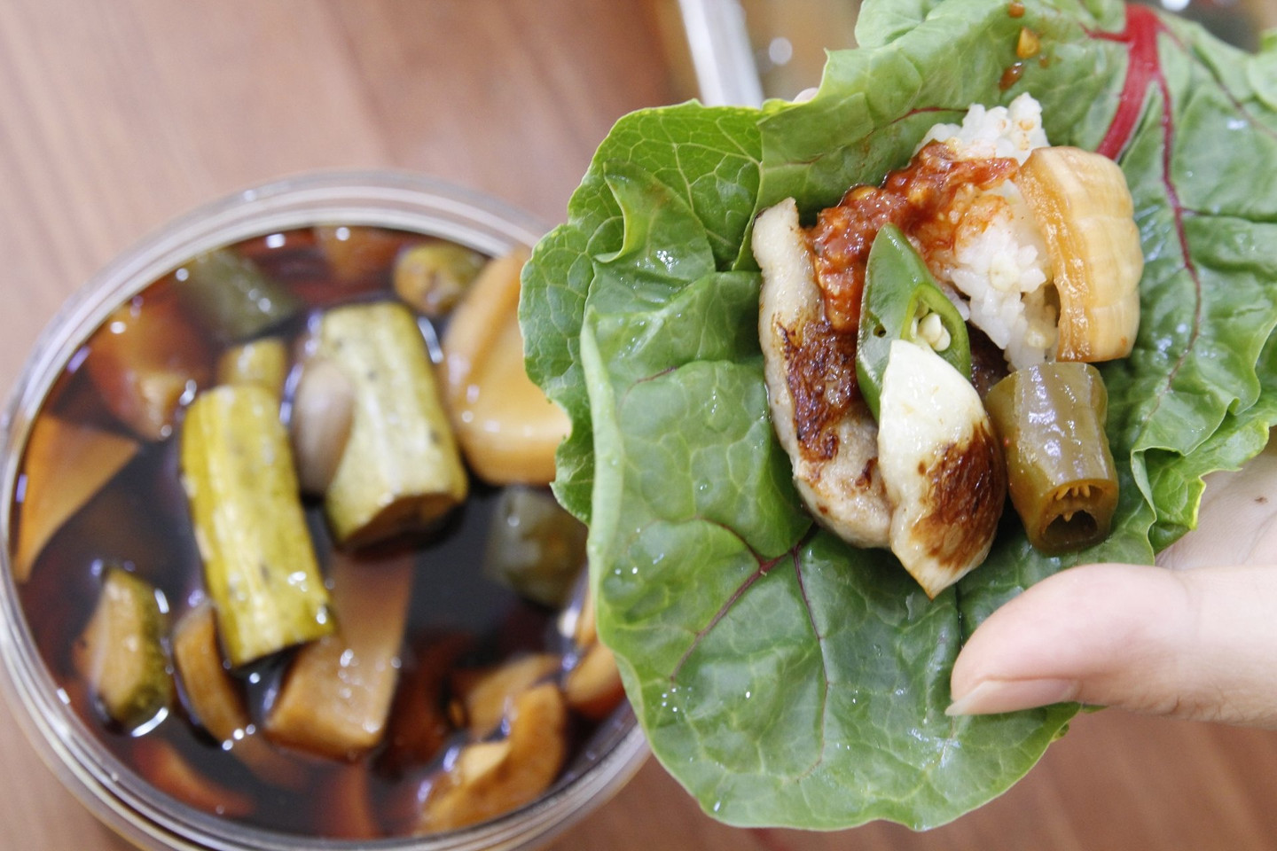 수제 모둠장아찌 모듬짱아찌 밑반찬 저염식 절임 순한맛 1kg