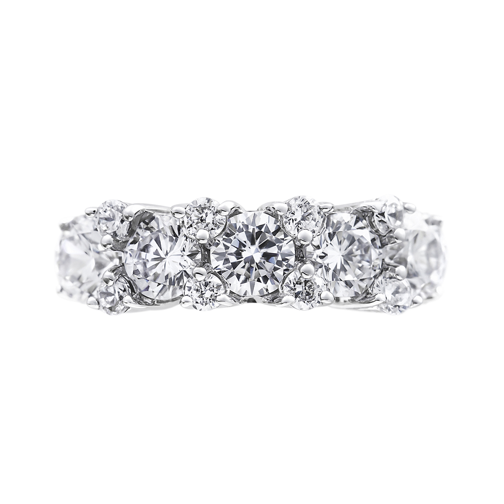 누브 14K 18K 1.6CT 캐럿 3부 랩 다이아몬드 백금 반지 - 상세 이미지 2