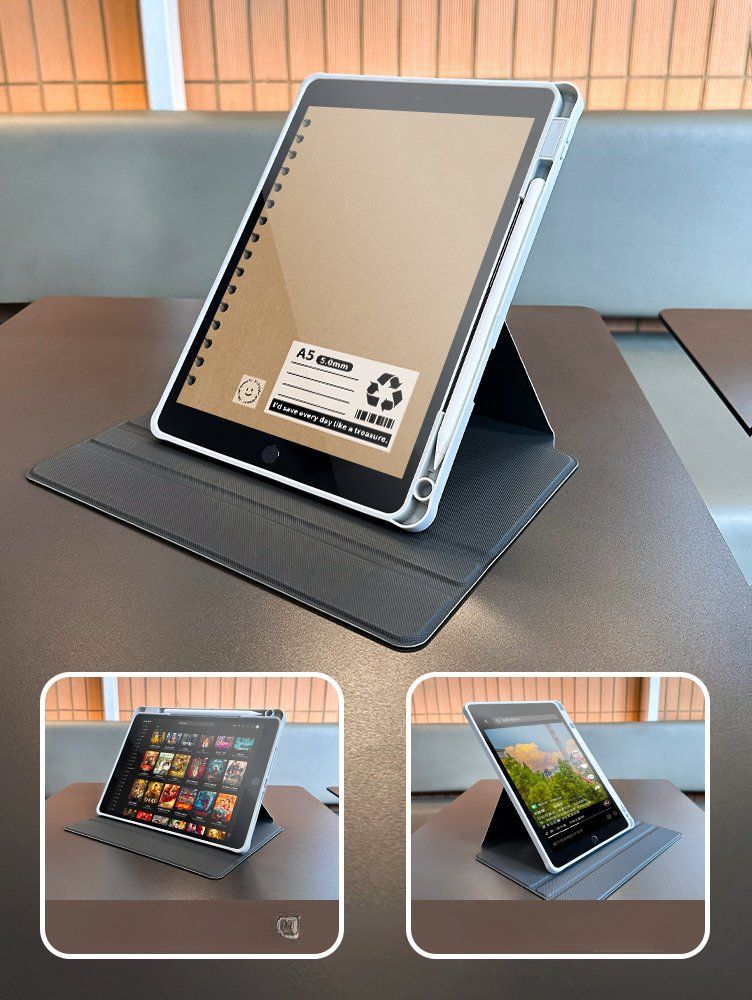 아이패드 프로 m4 케이스 펜 슬롯 노트북 스타일 회전 커버 타입A iPad Air6 2024 모델(11인치) 이미지 8