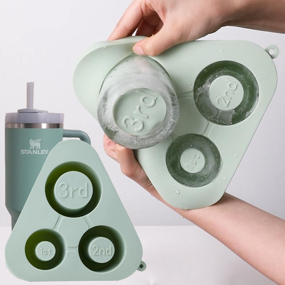 스탠리 텀블러 호환 실리콘 텀블러 얼음틀 3구 하이볼 왕얼음 얼음트레이