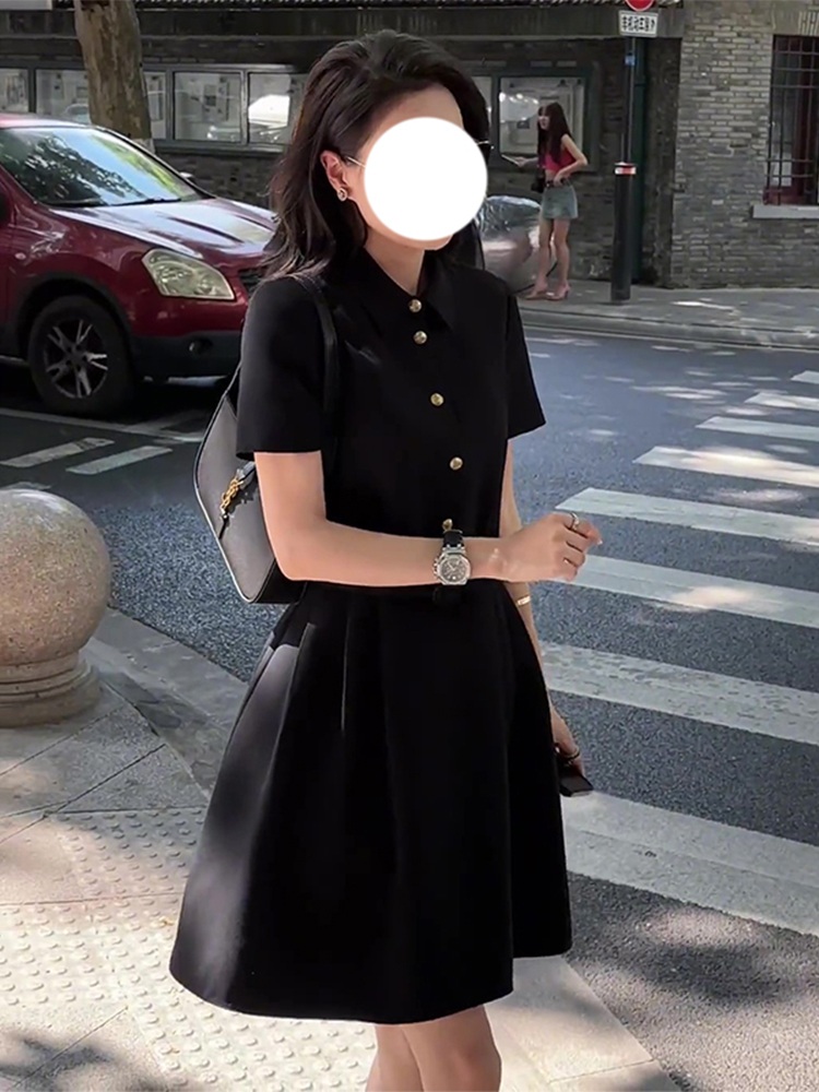 용감무쌍용수정 70화 엄현경 원피스 반팔 용수정 A라인 버클 의상 옷 패션 - 상세 이미지 4