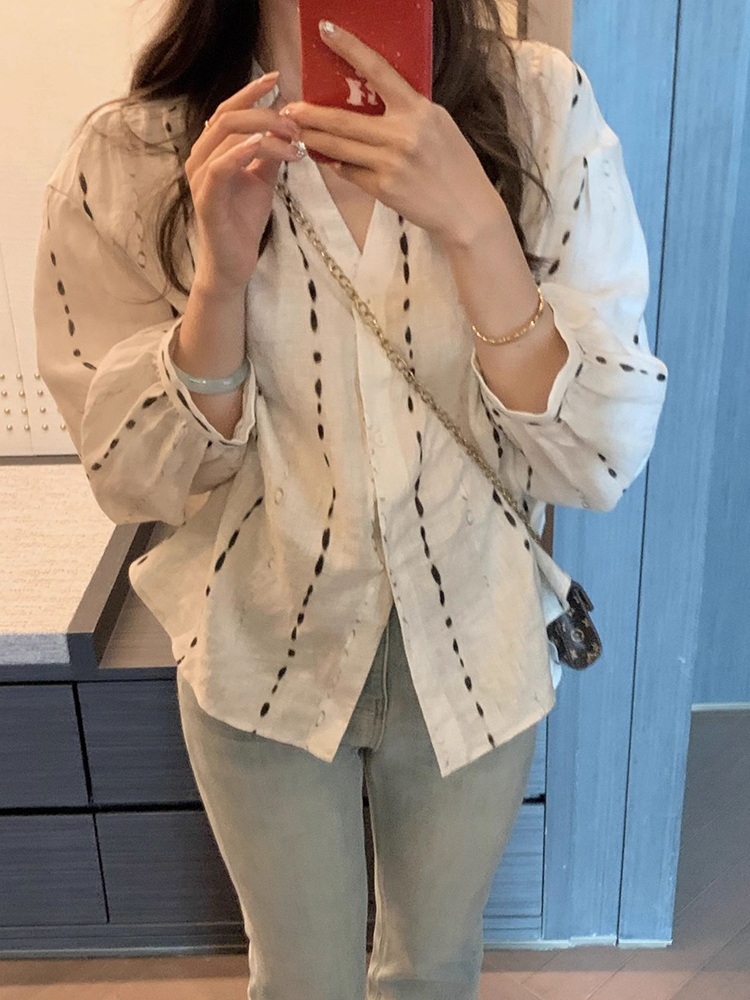 수지맞은 우리 98화 함은정 블라우스 셔츠 진수지 루즈핏 린넨 의상 옷 패션 - 상세 이미지 3