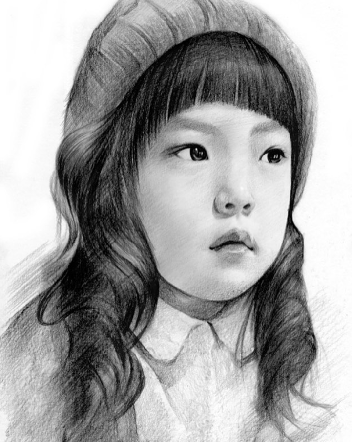 연필초상화주문제작 A4일반화1인 2인 선물 가족 웨딩 돌 팝아트 퇴임선물 사은회 인테리어 - 상세 이미지 2
