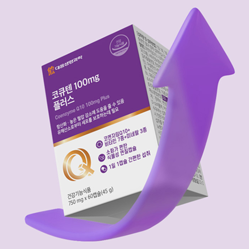 대웅생명과학 프리미엄 코큐텐 100mg 플러스 60캡슐 1개 2개월 코엔자임 큐텐 Q10 - 상세 이미지 4