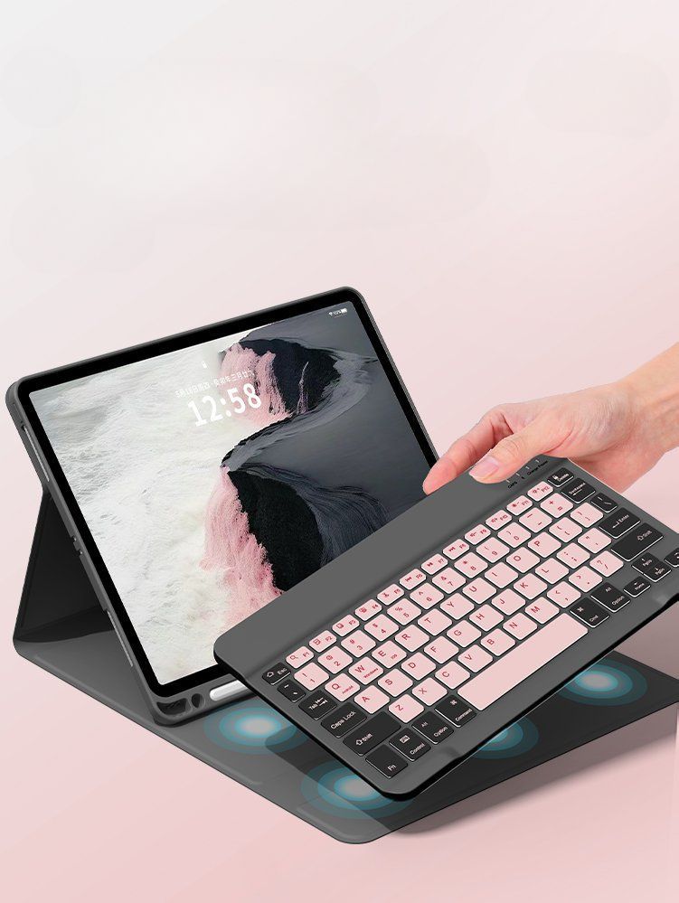 아이패드 프로 m4 케이스 키보드 마우스 펜슬롯 커버 팬텀 블랙 A 1 iPad Pro m4(11인치) 이미지 7
