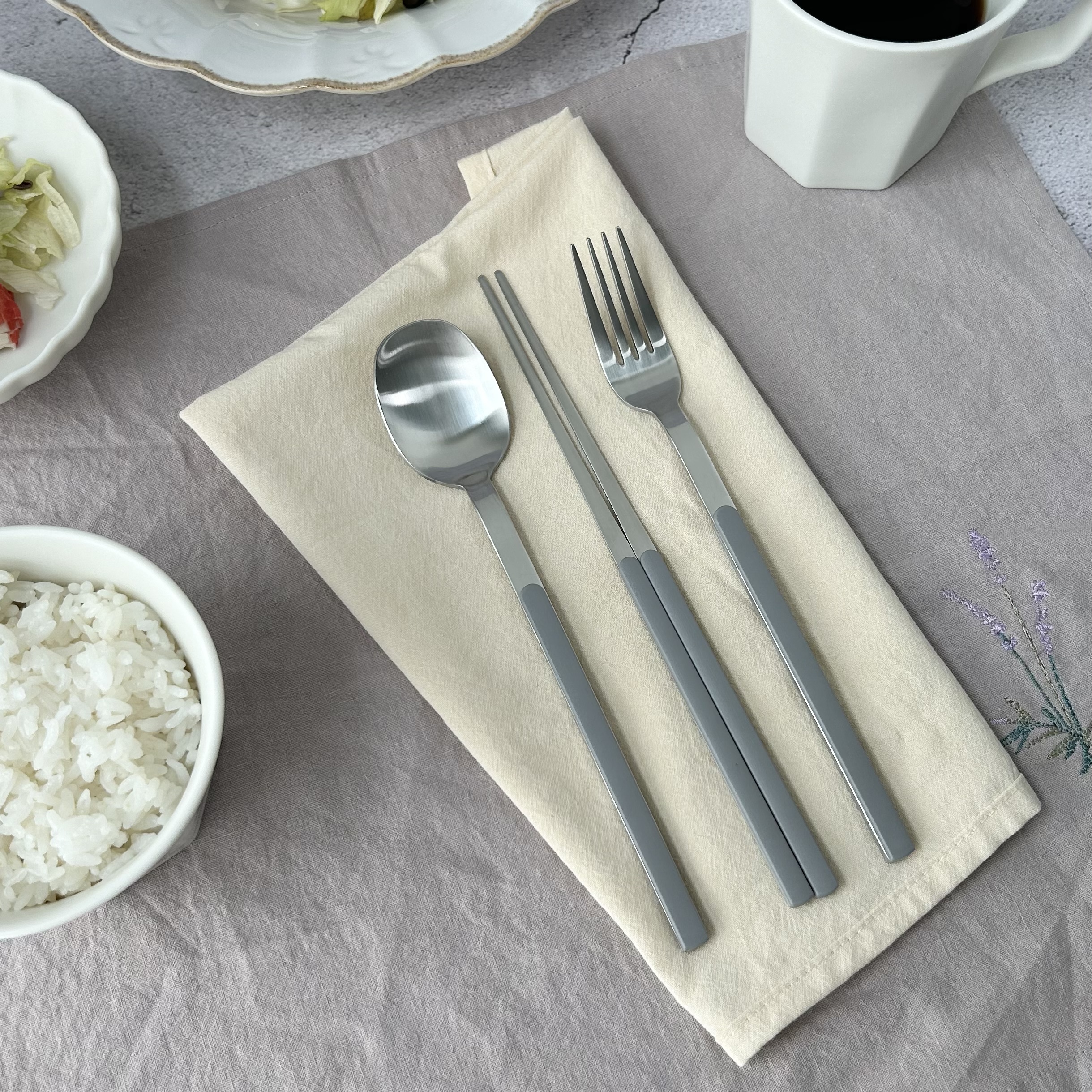 보겐 샤르망 수저세트 바닐라 신혼부부 집들이 선물 숟가락 젓가락 양식기 이미지 6