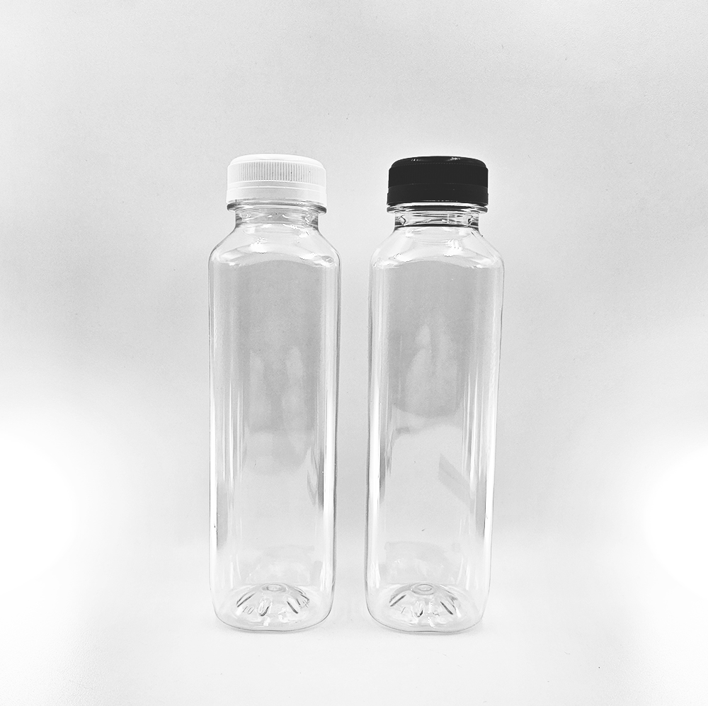 (100개) 국내생산 보틀스페트병 사각물병 일회용생수병 400미리 400ml 식혜병 보틀 - 상품 이미지