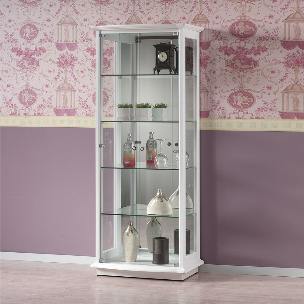H122F 긴문 유리 장식장